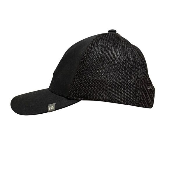 TravisMathew Men's Black Snapback Hat Adjustable Golf Cap - Picture 4 of 6